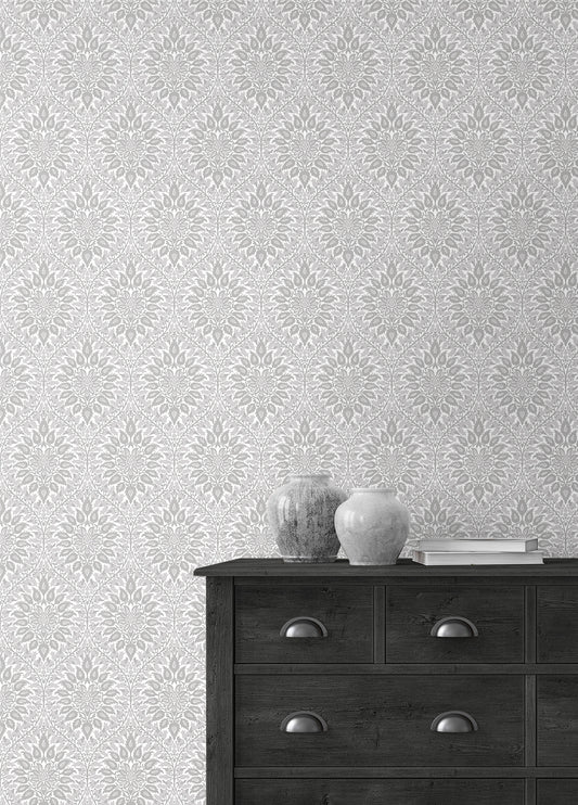 Irving, Luna Ogee, 20.9 in. x 32.81 ft. = 57.5 sq. ft, Wallpaper Roll